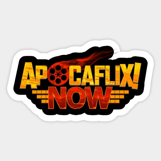 Apocaflix! NOW Sticker by Jake Berlin